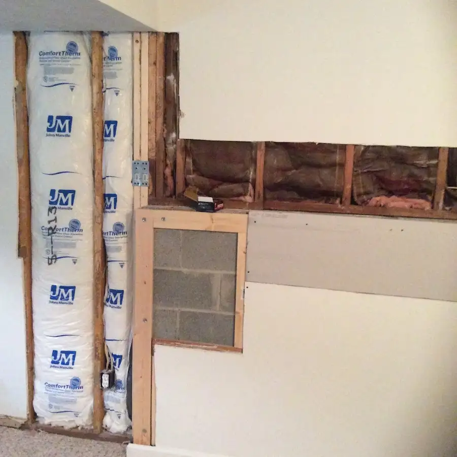 Wall insulation replacement during Odor Removal & Deodorization in Happy Valley